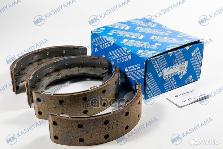 Колодки тормозные барабанные K6653 MK kashiyama