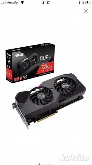Видеокарта asus AMD Radeon RX 6750 XT dual