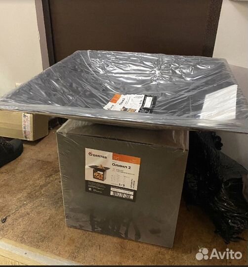 Очаг для костра чаша костровая новая с дровницей