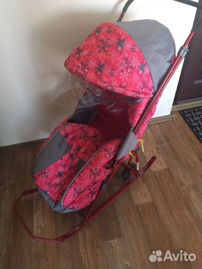 Детские санки коляска