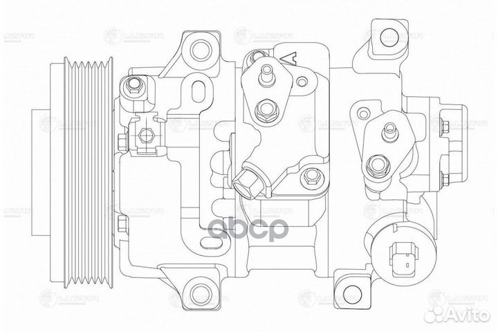 Компрессор кондиционера Toyota Corolla 07, Ave