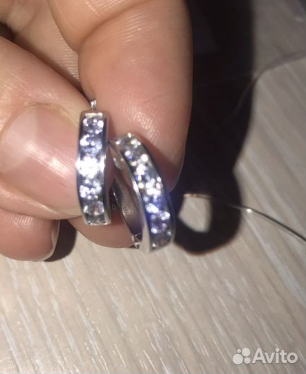 Серьги серебро 925