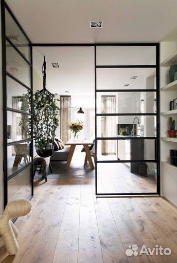 Подвесные перегородки и двери