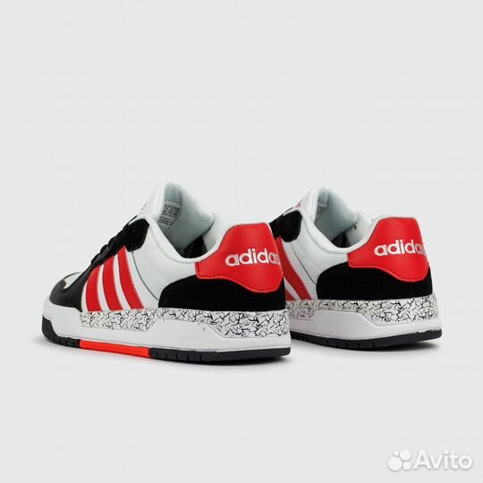 Кроссовки Adidas entrap Black White Red