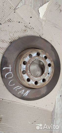 Диск тормозной задний Volkswagen Touran 2 (2010-20