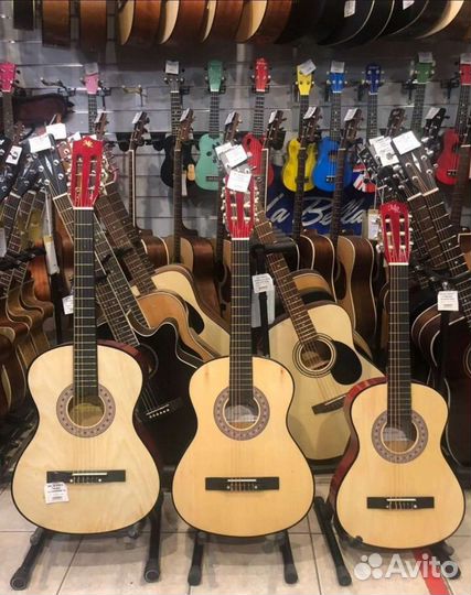 Гитара 1/2, 3/4 три четверти новая