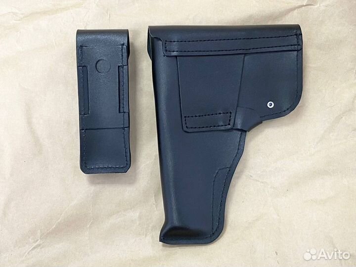 Кобура штатная пистолета Ярыгина. Натуральня кожа