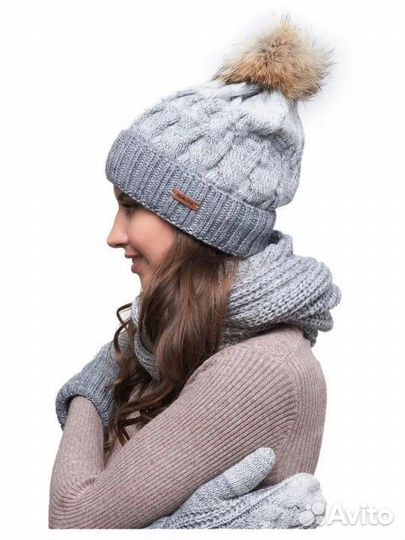 Комплект шапка и шарф