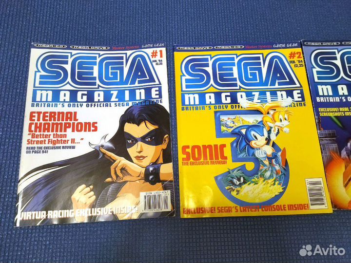 Журнал Sega magazine 94, 95 годы. Официальный