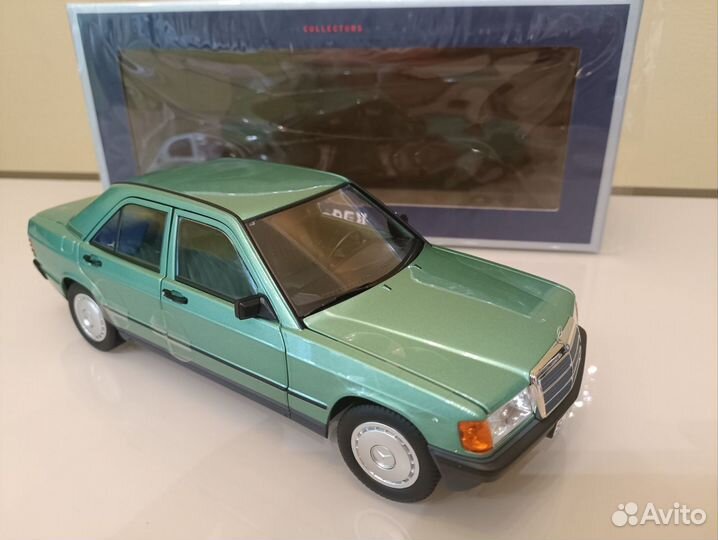 Mercedes 190 (W201) 82-93г. Зеленый 1:18