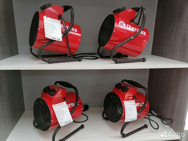 Электрическая тепловая пушка thermex 4,5квт