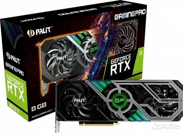 Видеокарта Palit GeForce RTX 3070 Ti GamingPro NED