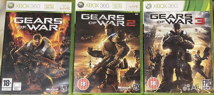 Gears Of War 2 и 3 на Xbox 360