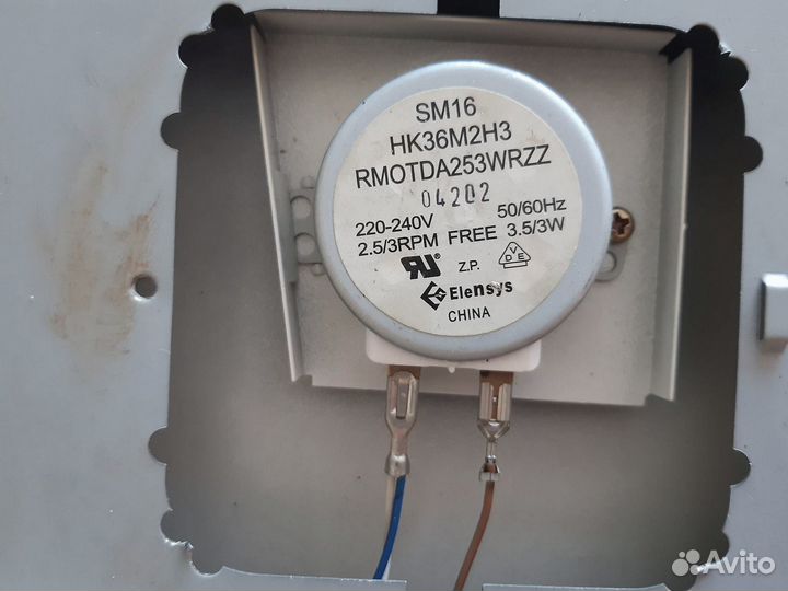 Мотор вращения; др запчасти для свч