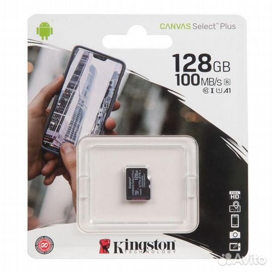 Карта памяти microsdxc 128Gb Kingston Class 10 sdc