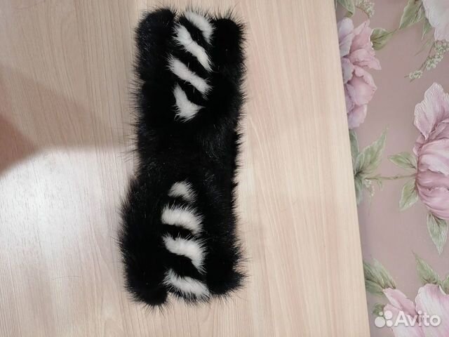 Зимняя повязка из норки