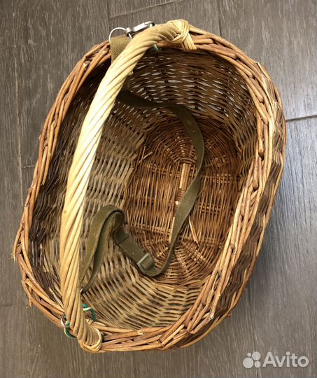 Корзина плетеная с ручкой