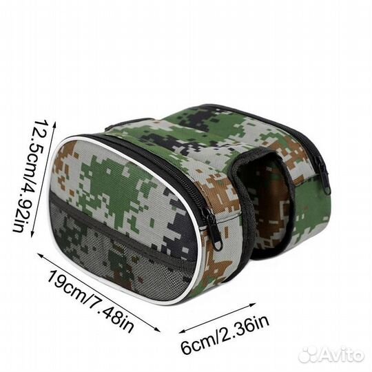 Водонепроницаемая сумка на раму велосипеда