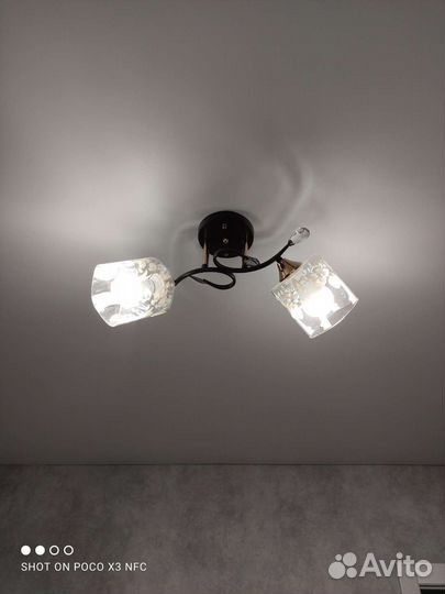 Люстра потолочная бу