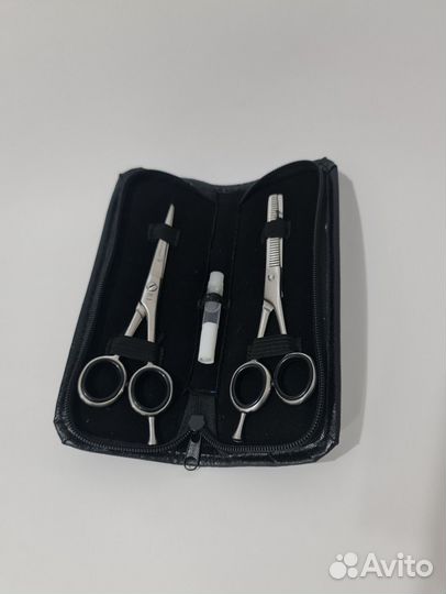 Набор парикмахерских ножниц Glamtech E1 в чехле