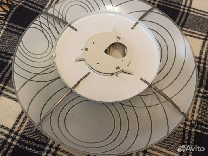 Светильник потолочный круглый таблетка Икея IKEA