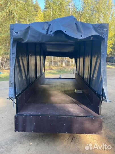 Прицеп двухосный 2.5х1.5 бортовой усиленный