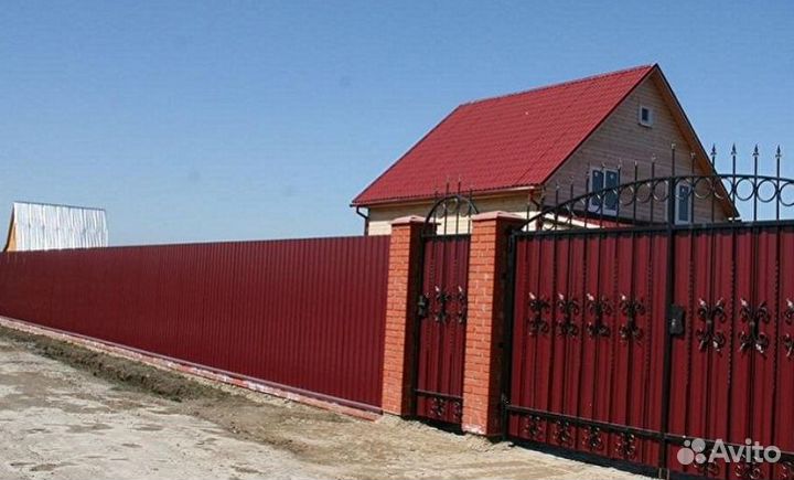 Забор металлический профессионально качественно