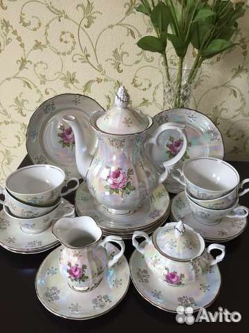 Сервиз чайный,Роза