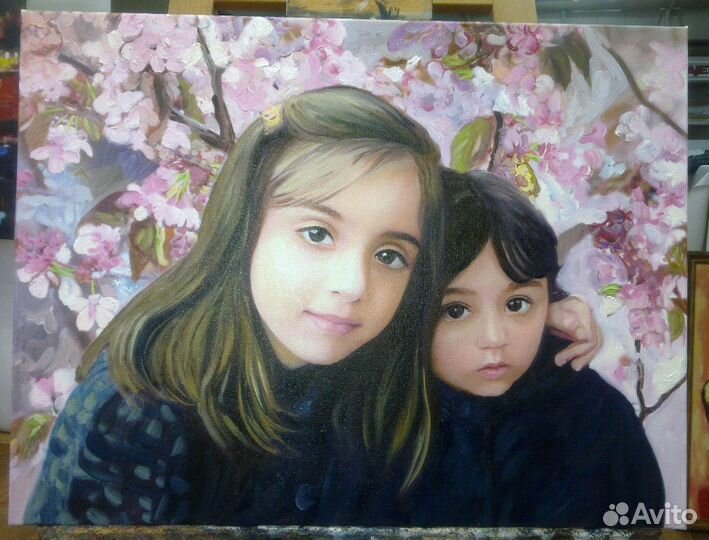 Картина маслом на холсте по вашему фото