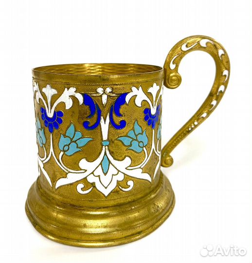 Подстаканник с эмалью