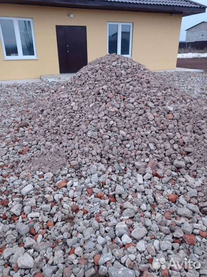 Бой кирпича/бой бетона/асфальтовая крошка и скол