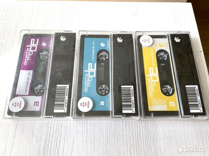 Depeche Mode 3 cass edition 81-04 remixes