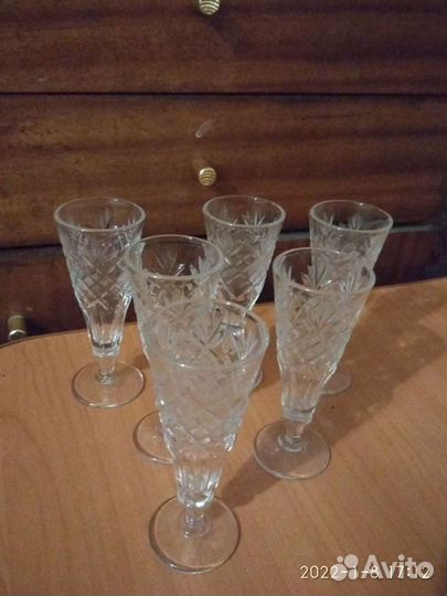 Фужеры хрусталь СССР
