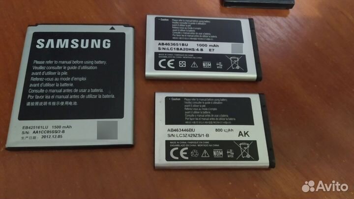 Аккумуляторы для телефонов samsung, Alcatel, fly