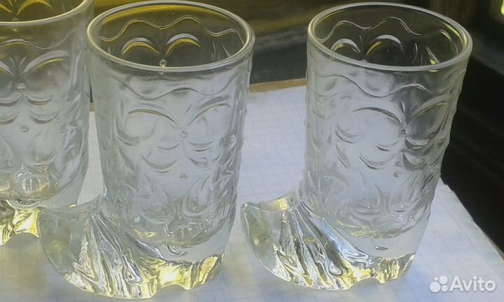 Стопки Винтаж Хрусталь