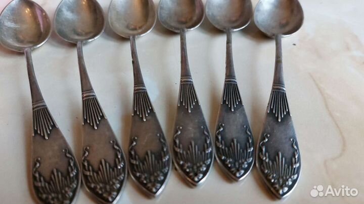 Ложки серебро 84 пр