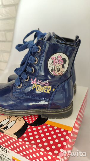 Ботинки демисезонные для девочки 23 размер осенние