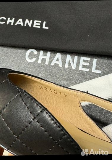 Туфли женские chanel, натуральная кожа