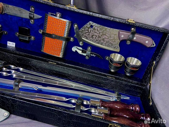 Набор шампуров в кейсе