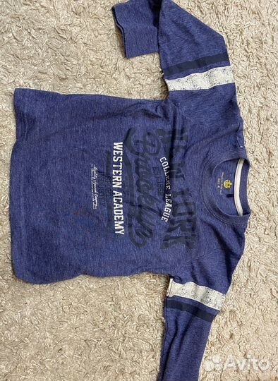 Футболки с длиным рукавом на мальчика 116