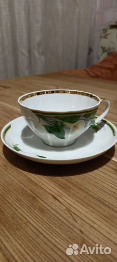 Чайный сервиз фарфор Дулево