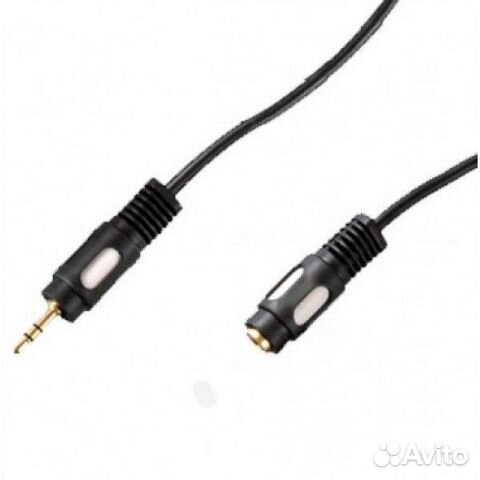 Кабель Aux 3.5 штекер-гнездо / удлинитель 15m Alen
