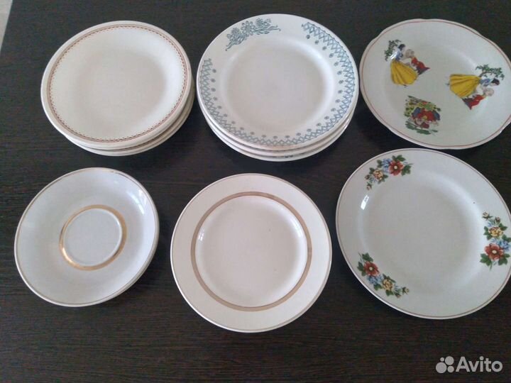 Тарелки, кружки для дома, дачи цена за все