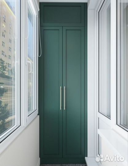 Шкаф на заказ по вашим размерам Балкон