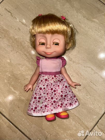 Кукла маша медведь 25 см говорящая