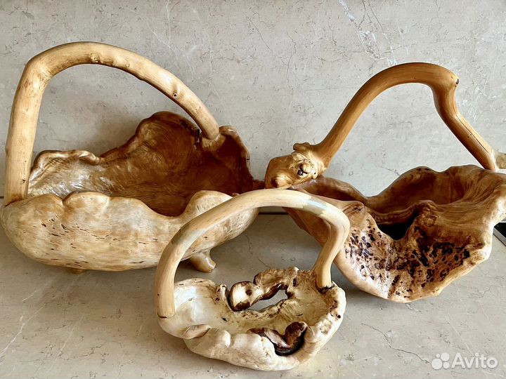 Корзины из березовых капов