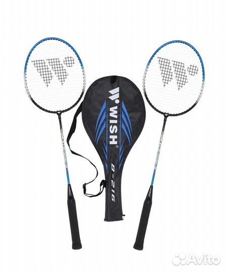 Набор для бадминтона Steeltec 216, 2 ракетки+2 вол