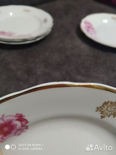 Тарелки фарфоровые СССР