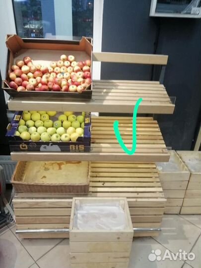 Стеллажи для фруктов, сухофруктов, орехов