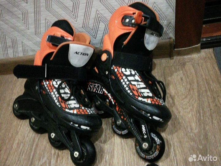 Роликовые коньки раздвижные 30-33